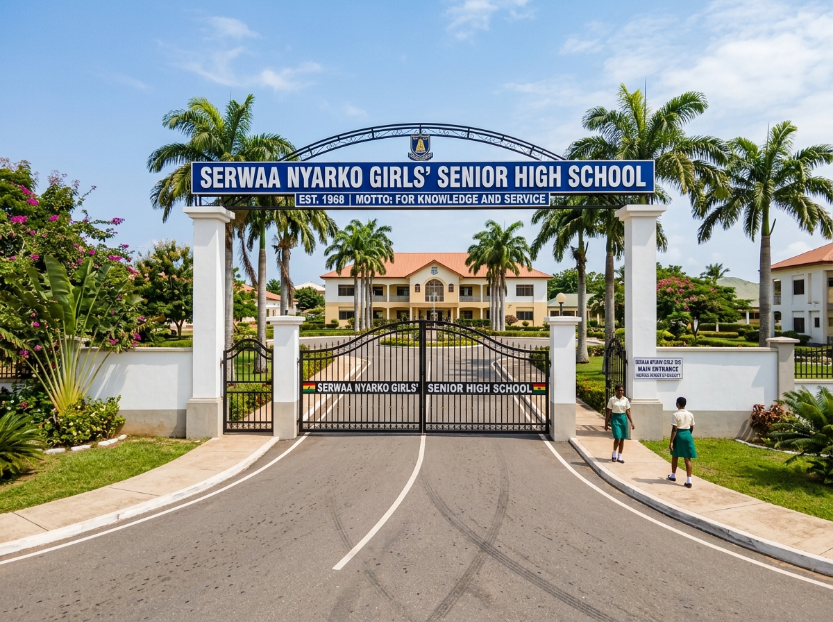 Serwaa Nyarko Girls Senior High School Entrance Gate